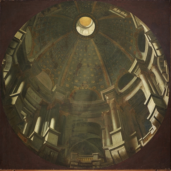 Andrea Pozzo: bozzetto per la cupola d -S.Ignazio-1685